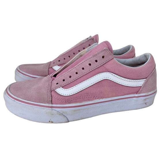 Vans Of‎ The Wall Sneakers Unisex Adults M7 W8.5 Rose Pink Suede Lace Up 508182 - Picture 2 of 9